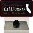 California Dude Novelty Metal Hat Pin