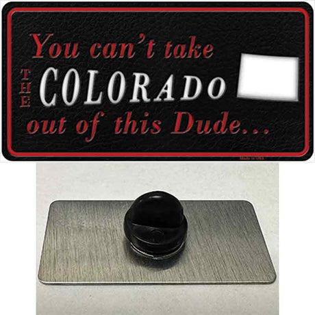 Colorado Dude Novelty Metal Hat Pin