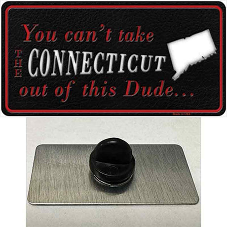 Connecticut Dude Novelty Metal Hat Pin