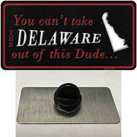 Delaware Dude Novelty Metal Hat Pin