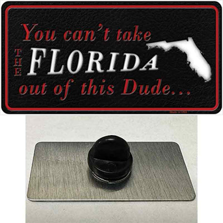 Florida Dude Novelty Metal Hat Pin