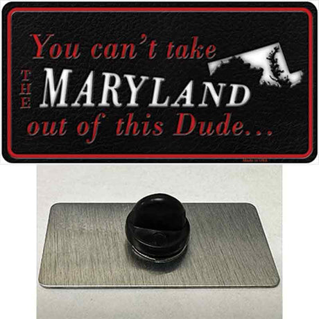 Maryland Dude Novelty Metal Hat Pin