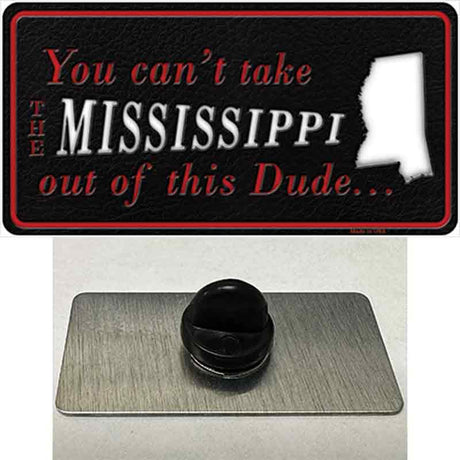 Mississippi Dude Novelty Metal Hat Pin