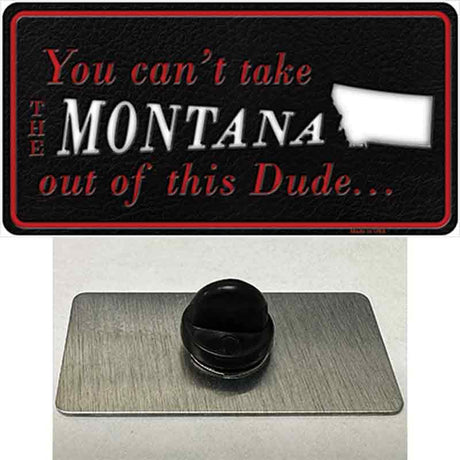 Montana Dude Novelty Metal Hat Pin