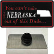 Nebraska Dude Novelty Metal Hat Pin