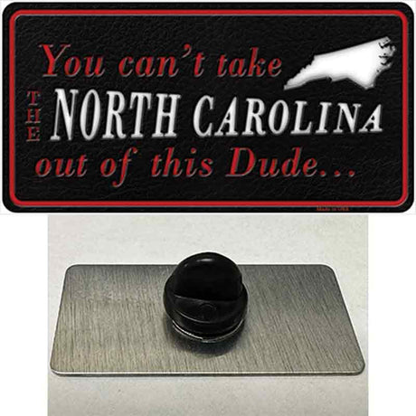 North Carolina Dude Novelty Metal Hat Pin