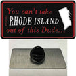 Rhode Island Dude Novelty Metal Hat Pin