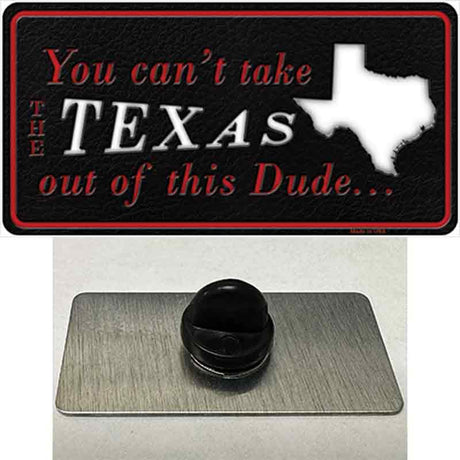 Texas Dude Novelty Metal Hat Pin