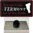 Vermont Dude Novelty Metal Hat Pin