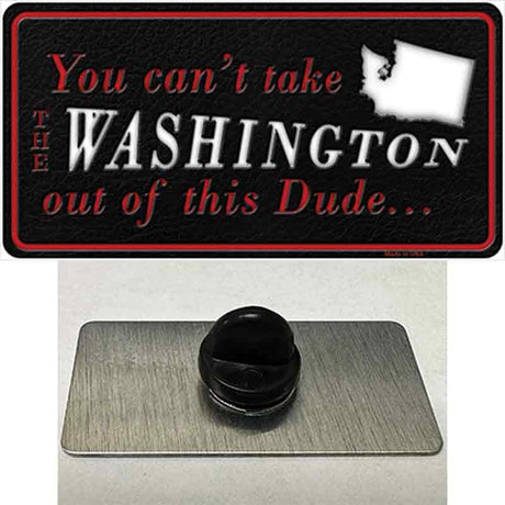 Washington Dude Novelty Metal Hat Pin