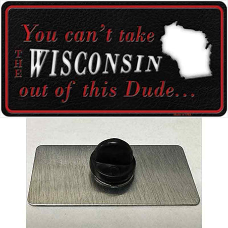 Wisconsin Dude Novelty Metal Hat Pin