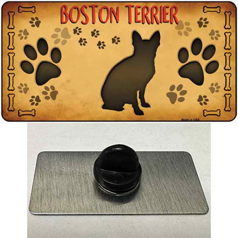 Boston Terrier Novelty Metal Hat Pin