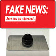 Fake News Jesus Is Dead Novelty Metal Hat Pin