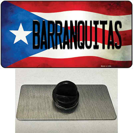 Barranquitas Puerto Rico Flag Novelty Metal Hat Pin