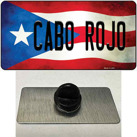 Cabo Rojo Puerto Rico Flag Novelty Metal Hat Pin