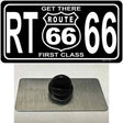 Get There 1st Class Novelty Metal Hat Pin