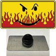 Smiley Flame Novelty Metal Hat Pin