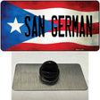 San German Puerto Rico Flag Novelty Metal Hat Pin