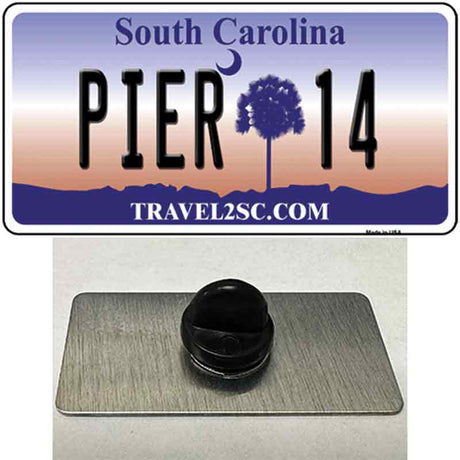 Pier 14 South Carolina Novelty Metal Hat Pin