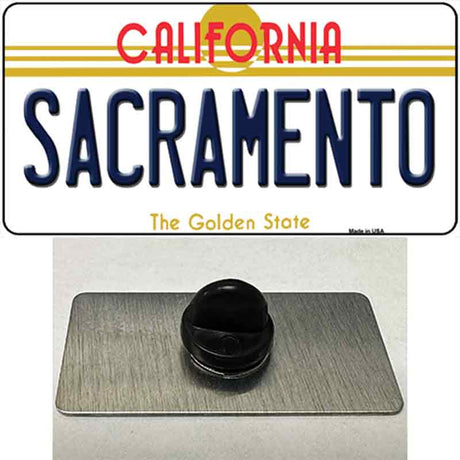 Sacramento California Novelty Metal Hat Pin