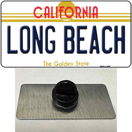 Long Beach California Novelty Metal Hat Pin