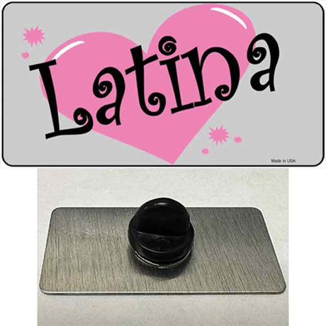 Latina Novelty Metal Hat Pin