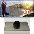 Happiness Way Of Life Yoga Novelty Metal Hat Pin