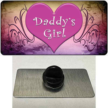 Daddys Girl Novelty Metal Hat Pin