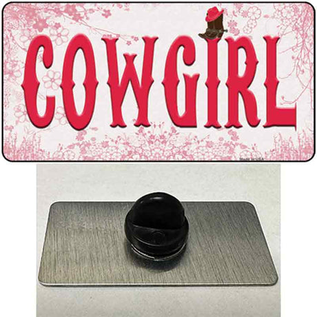 Cowgirl Pink Novelty Metal Hat Pin