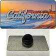 California Beach State Novelty Metal Hat Pin