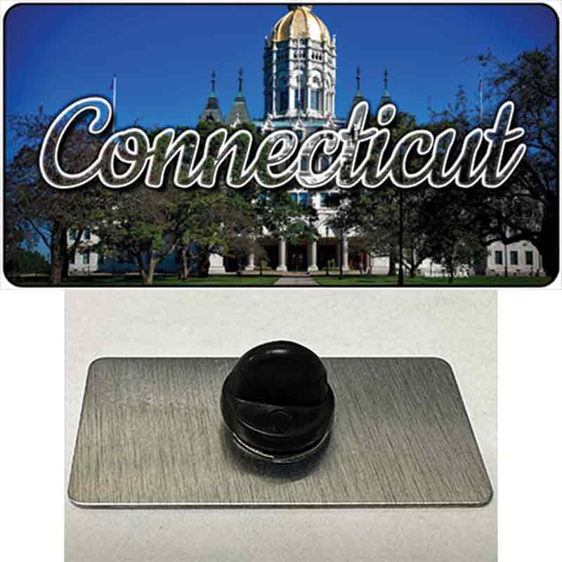 Connecticut Capital Building State Novelty Metal Hat Pin