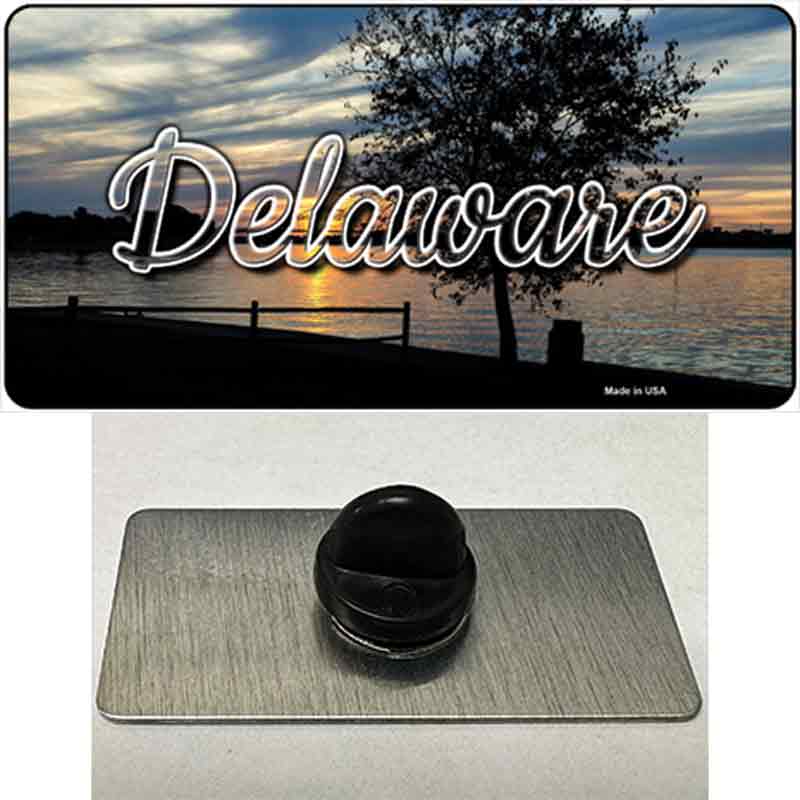 Delaware River Sunset State Novelty Metal Hat Pin