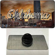 Oklahoma Sunset Skyline State Novelty Metal Hat Pin