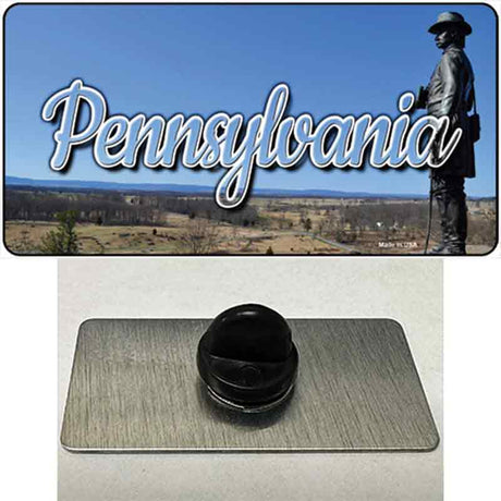 Pennsylvania Gettysburg Statue State Novelty Metal Hat Pin