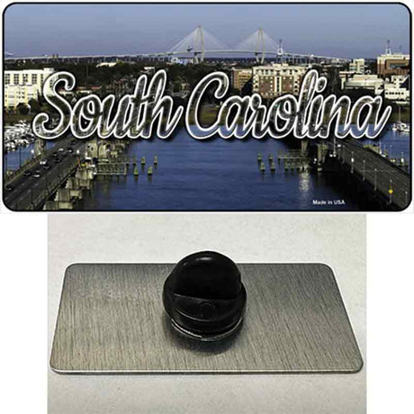 South Carolina City Bridge State Novelty Metal Hat Pin