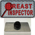 Breast Inspector Novelty Metal Hat Pin