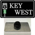 Key West Highway Sign Novelty Metal Hat Pin