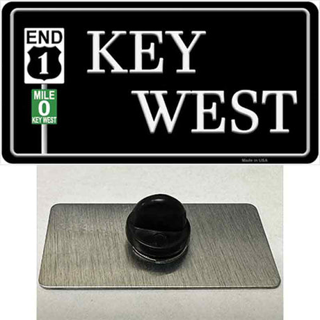 Key West Highway Sign Novelty Metal Hat Pin