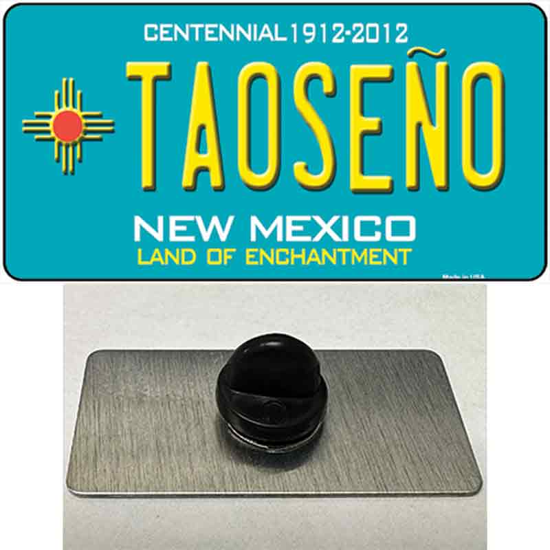 Taoseno Teal New Mexico Novelty Metal Hat Pin