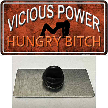 Vicious Power Novelty Metal Hat Pin