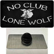 No Club Lone Wolf Novelty Metal Hat Pin