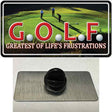 GOLF Novelty Metal Hat Pin