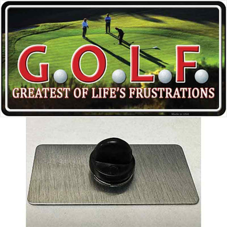 GOLF Novelty Metal Hat Pin