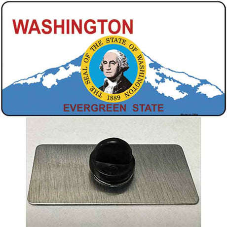 Washington Seal And State Novelty Metal Hat Pin