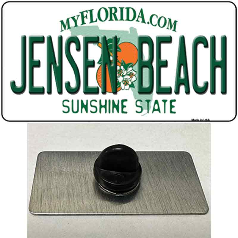 Jensen Beach Florida Novelty Metal Hat Pin