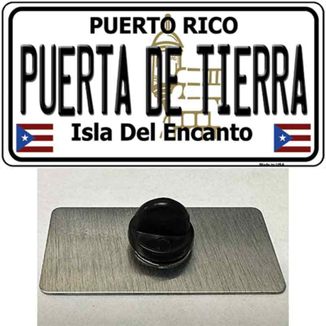 Puerta De Tierra Puerto Rico Novelty Metal Hat Pin