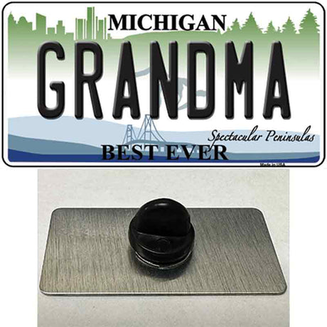 Grandma Michigan Novelty Metal Hat Pin