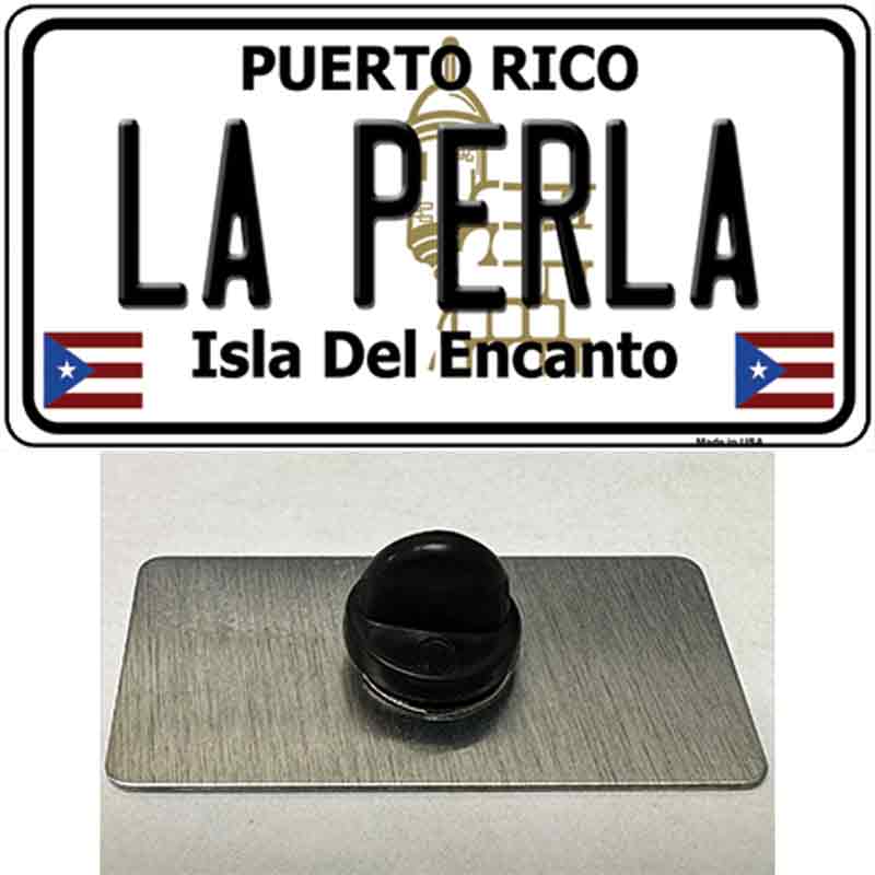 La Perla Puerto Rico Novelty Metal Hat Pin