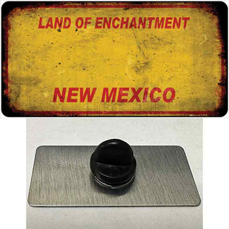 New Mexico Rusty Blank Novelty Metal Hat Pin