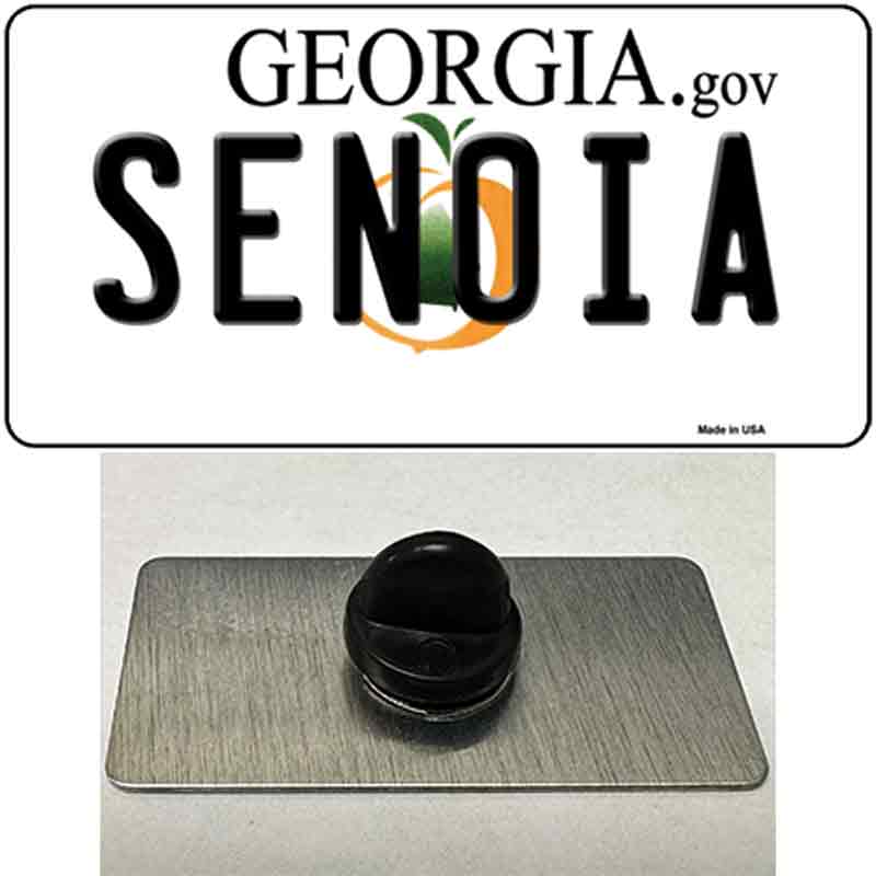 Senoia Georgia State Novelty Metal Hat Pin